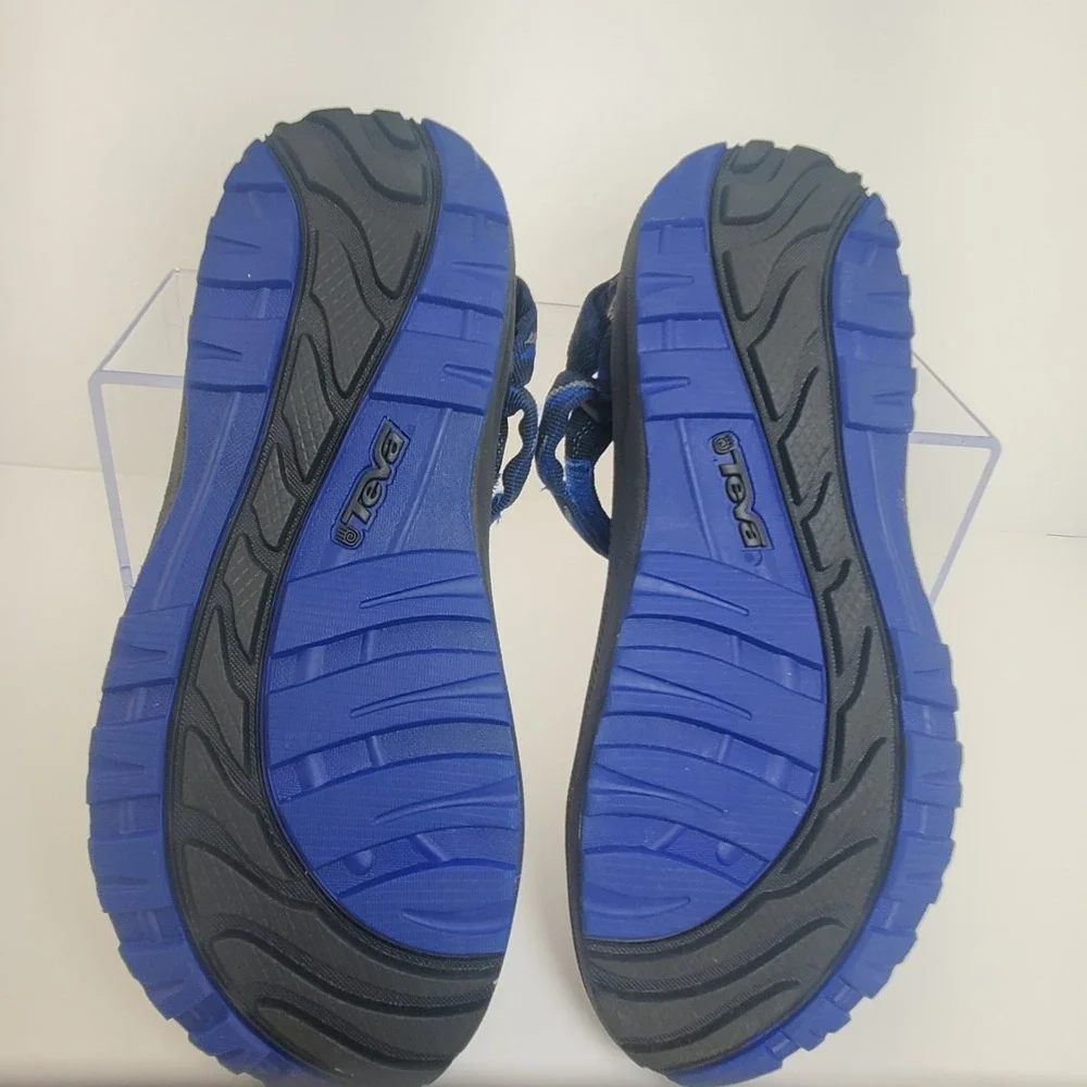 Teva 6294 Hurricane Women's Sz 5 Black / Blue Sport Sandals Adjustable Straps